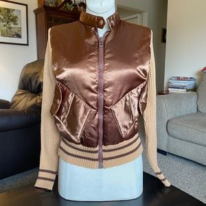 Vintage Organically Grown ARPEJA Women’s Nylon Satin Jacket S/M